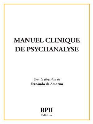cover image of Manuel clinique de psychanalyse